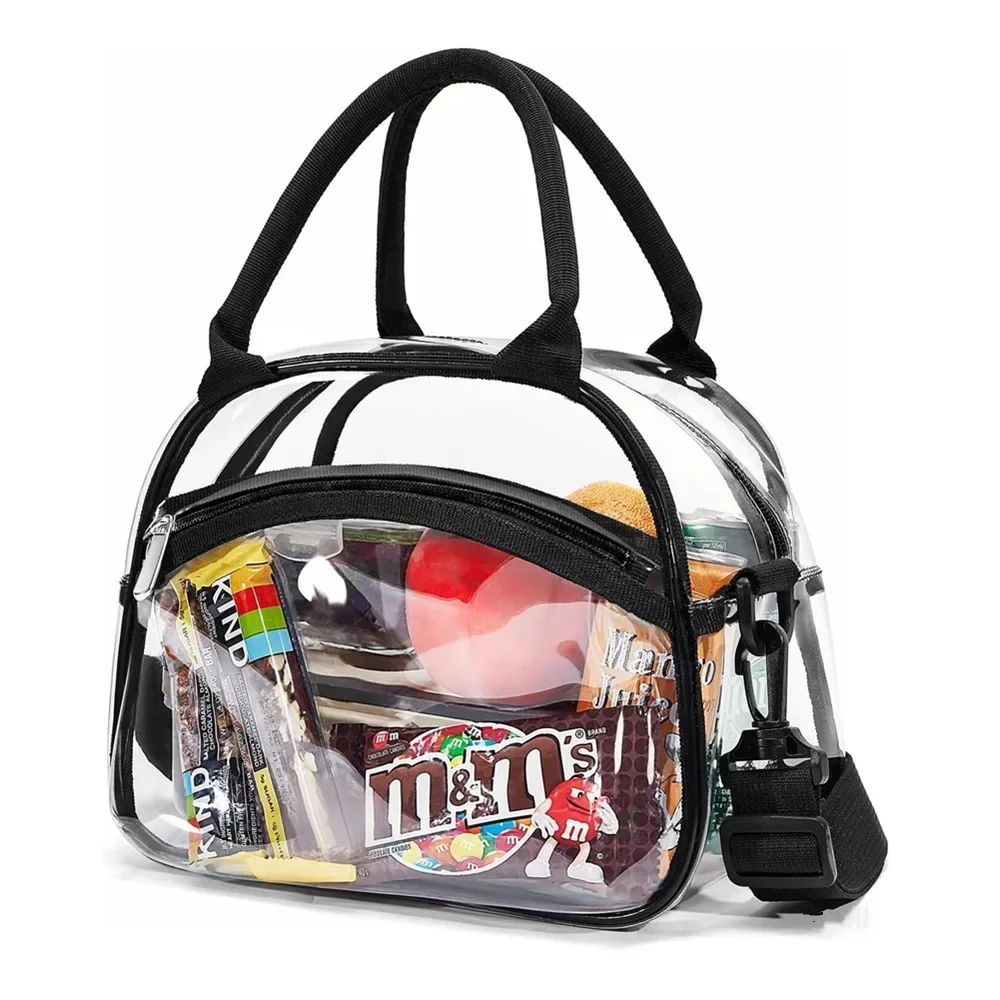 New Simple Transparent Large Capacity PVC Cosmetic Bag Waterproof Bathing Handbag Storage Organizer for Toiletries And Makeup 6