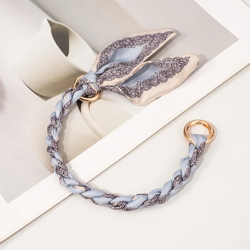 Fashion Bag Chain Accessories - Silk Scarf & Woven Replacement Straps, Adjustable Handbag Hanging Chains