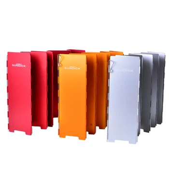 Camping Wind Shield Folding Portable Outdoor Picnic BBQ Gas Burner Windproof Screen Guard Cookware Stove Accessories 4