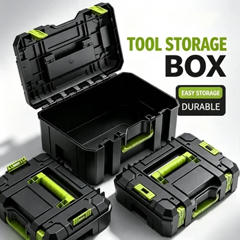 Cassetta Portautensili Componibile e Impilabile, Organizzatore per Manutenzione Hardware, Borsa Portautensili Multilivello per Casa