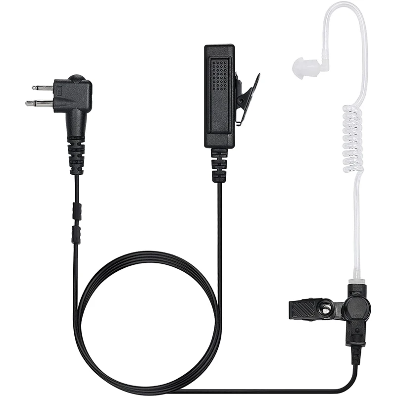RISENKE-Two Way Radio Walkie Talkie,Surveillance,Police Headset,Earpiece for Motorola BPR40,CP100D,CP185,RDM2070D,CP200,CP200D