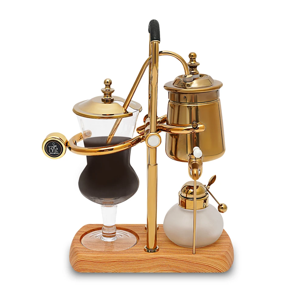Elegant 400ml Golden Coffee Siphon Pot Set