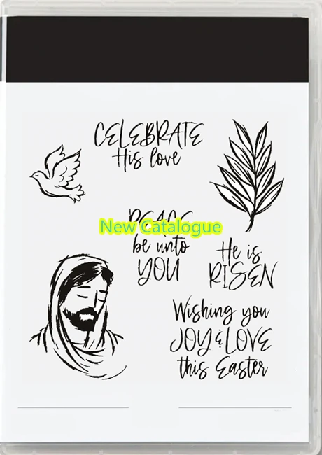 

Januar-April 2023 Mini Catalog Latest Cutting Dies Clear Stamp Peace Love Joys Scrapbooking Frame Card Craft