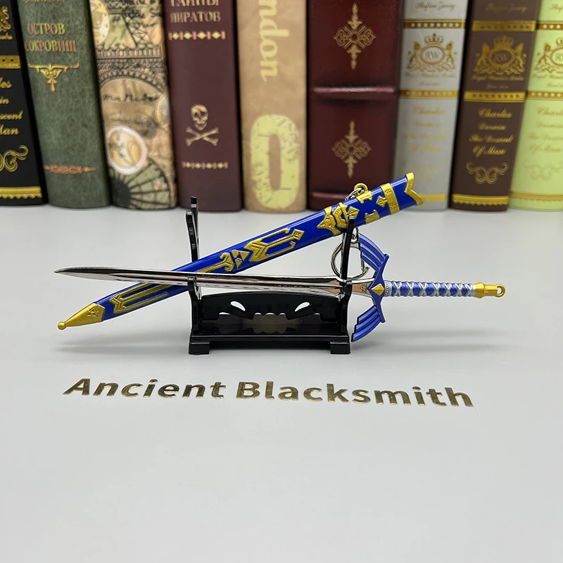 22cm Master Sword Link LoZ Breath of the Wild Tears of the Kingdom Game Peripherals Japanese Metal Melee Cold Weapon 1:6 Crafts 5
