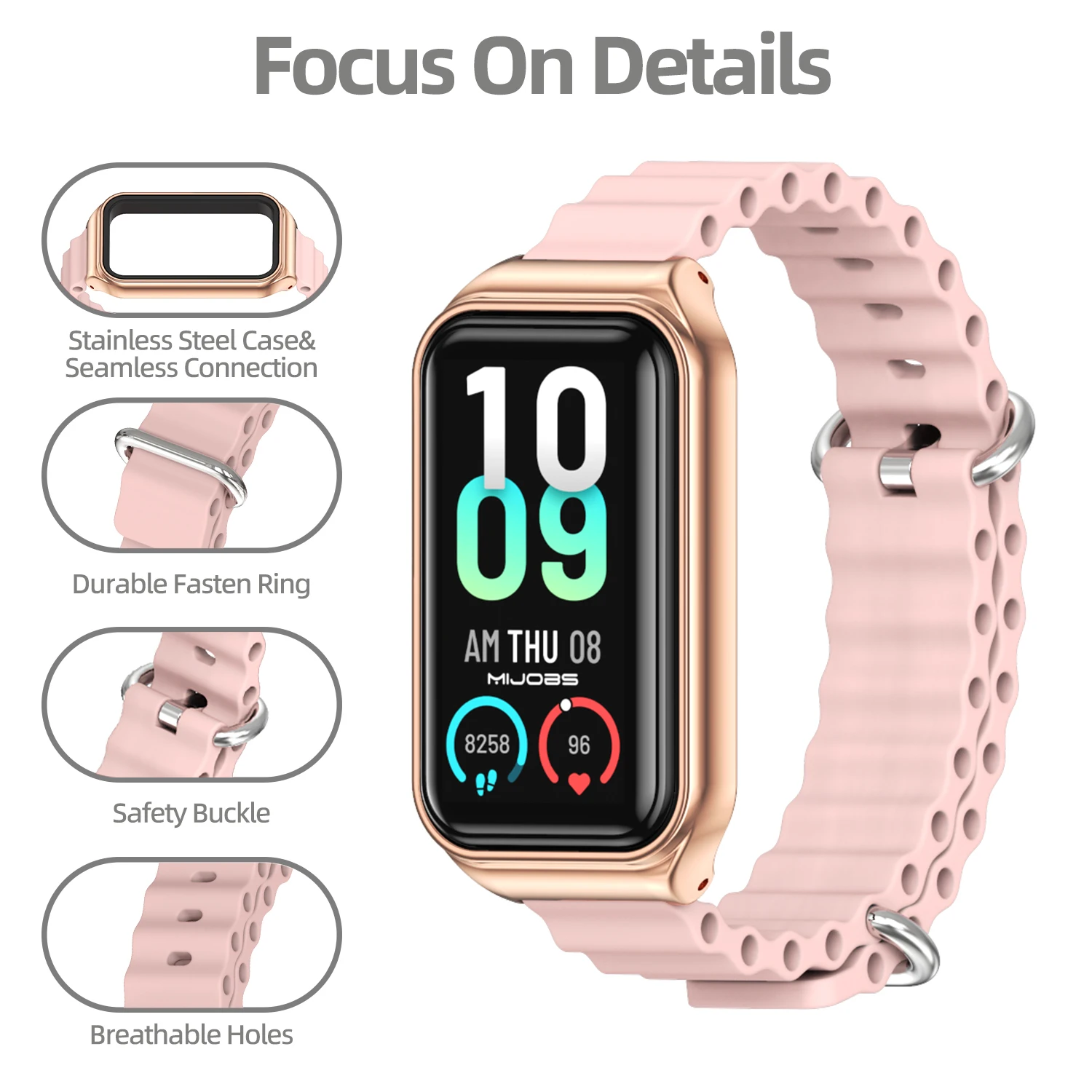 Amazfit Band 7 팔찌 소프트 워치 용 실리콘 스트랩 Amazfit 7 밴드 방수 시계 밴드 교체 팔찌