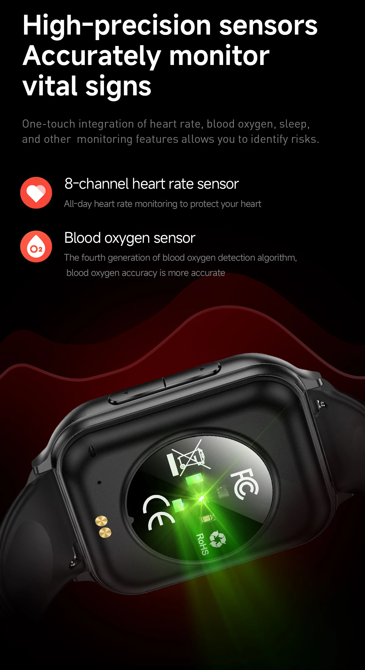 Lige Smartwatch Mit Sprachassistent Und Hd-display Für Sport_voghion.com