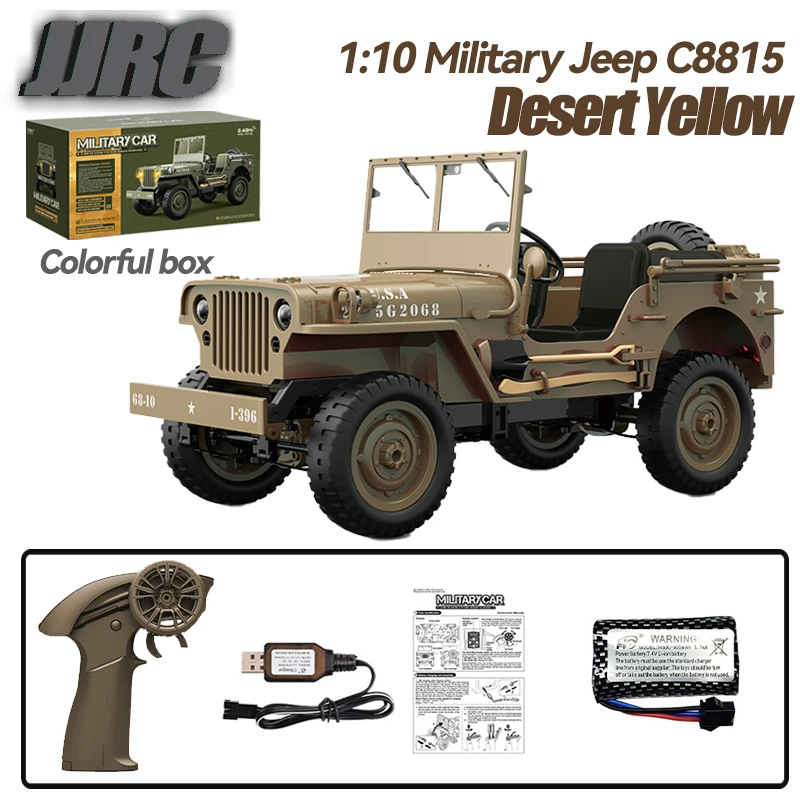C8815 1/10 ウィリス ジープ 2.4G ラジコンカー 1941 4WD RTR