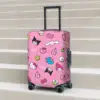 Hello Kitty My Melody Kuromi Suitcase Cover Cute Cat Animal Travel Protection Flight Useful Luggage Accesories 1