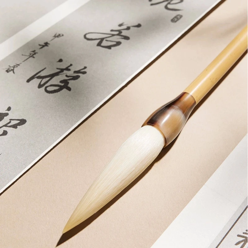 고급 양모 헤어 씰 스크립트 캘리그래피 붓 전문 러닝 캘리그라피 스크립트 일반 캘리그래피 붓 염소털 필기 붓
