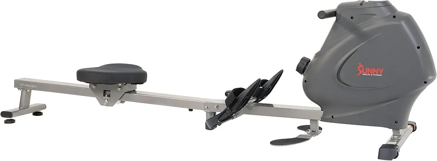 Health & Fitness Multi-Function Premium Magnetic Rowing Machine Bicep Curls Upward Rows Seated Rows