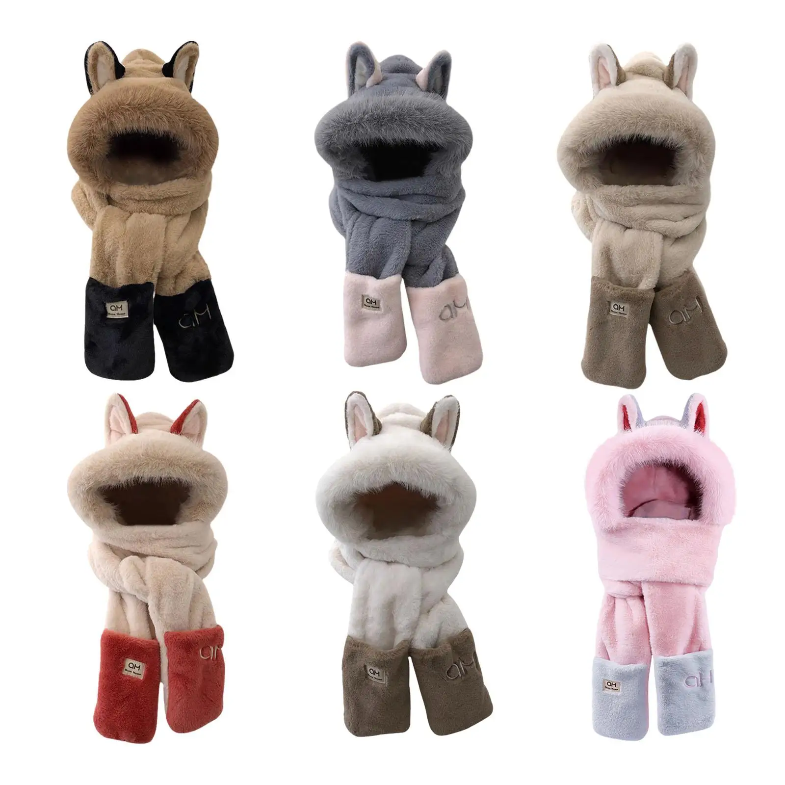 

Шапка 3 в 1 головной убор Лыжная Шапка Зимняя теплая шапка шарф с капюшоном шапка шарф варежки для мужчин женщин мальчиков девочек Спорт на открытом воздухе Туризм для взрослых