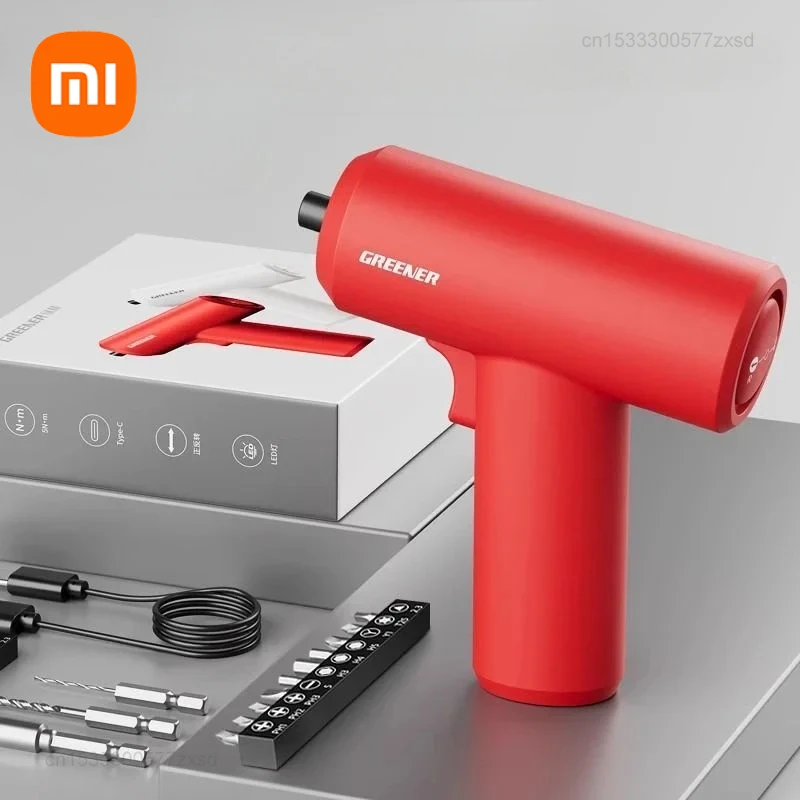 

Мини-шуруповерт Xiaomi GREENER Аккумуляторный с зарядкой, 3,6 В