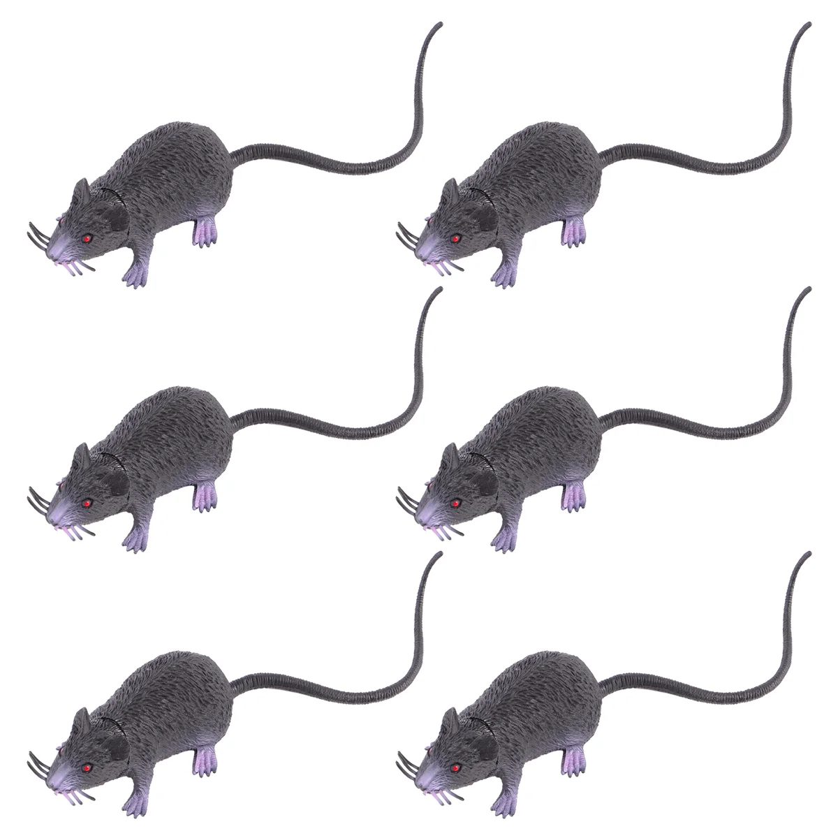 

Tricky Toy Realistic Rats Fake Rubber Mice Fake Plastic Rat Prank Toy Fake Poop Squeezable Rats