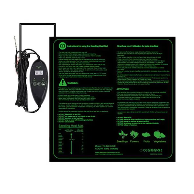 Multifunkcionális A Digitális Termosztát Hüllőkkel Palánták Hőszőnyege Sörgyártás Ip67 Vízálló Üvegház Pvc Uk Eu Dug - Image 3