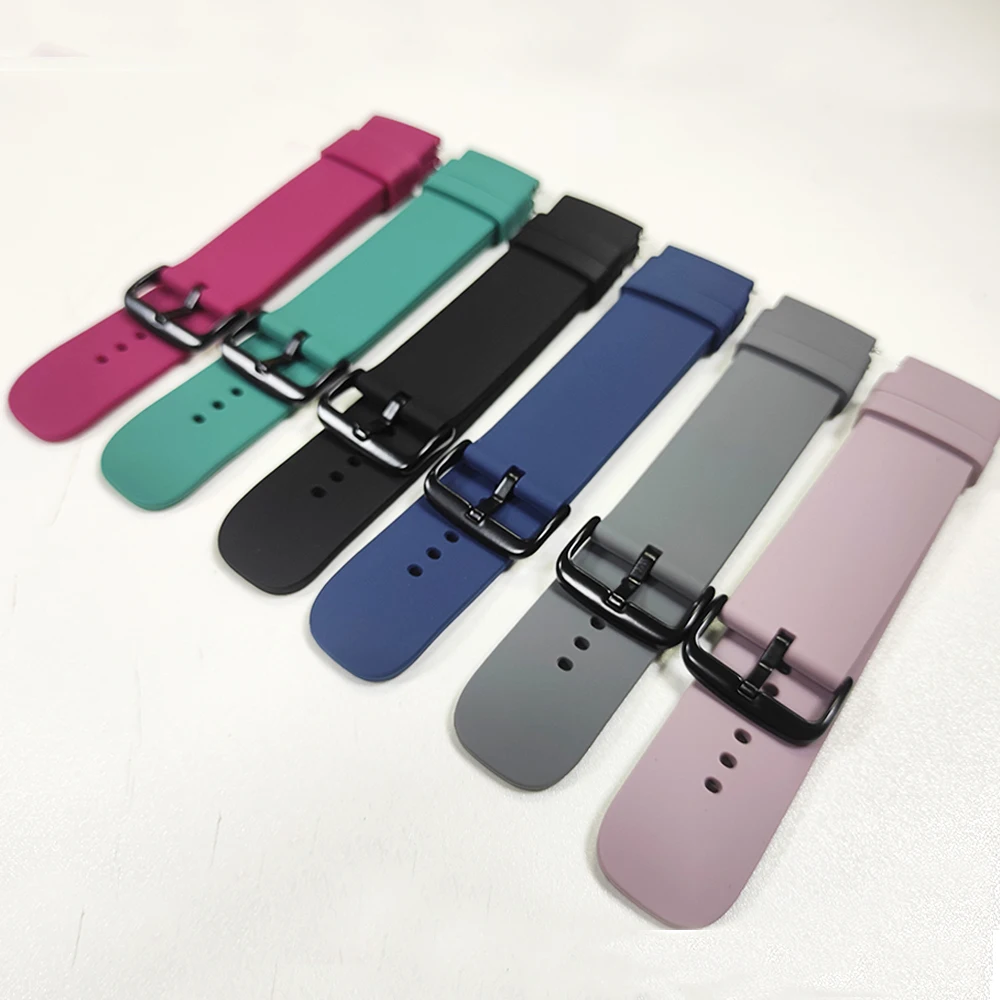 Breathable Soft Silicone Sport Strap - Premium Replacement Band, 20mm/22mm