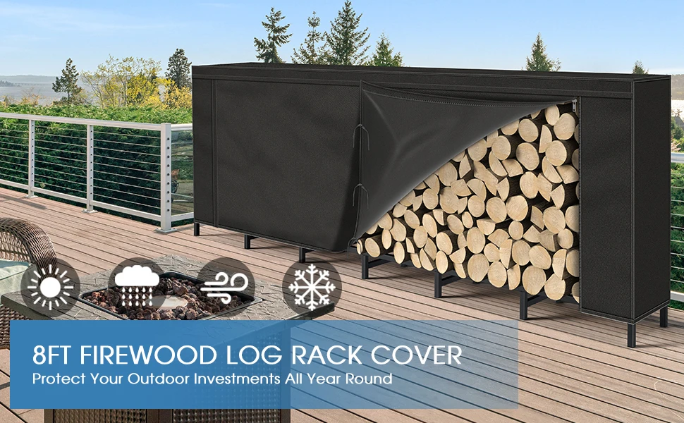 firewood holder,firewood rack outdoor with cover,fireplace rack fire wood rack