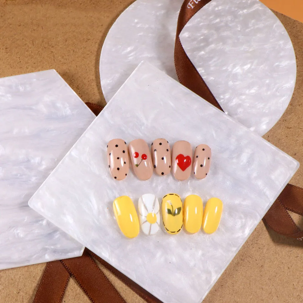 

Nail Art Tools Gel Polish Color Mixing Manicure Palette Color Paint Palette Nail Art Palette False Nail Tips Display Board