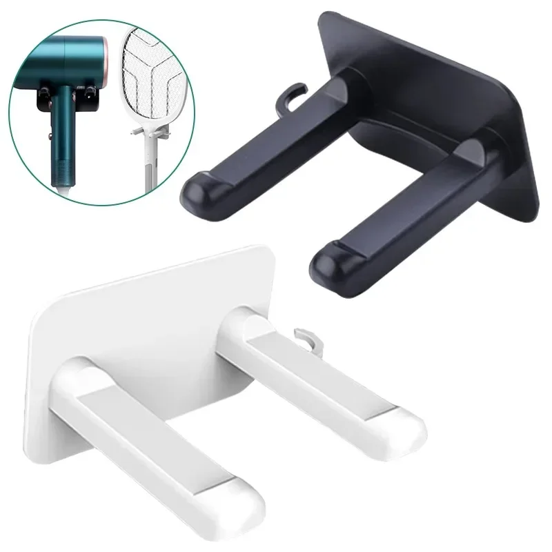 Multifunctional Hair Dryer Holder Bracket Phone Stand Organizer For Bathroom Towel Hook Wall Mount Storage Rack For Dyson