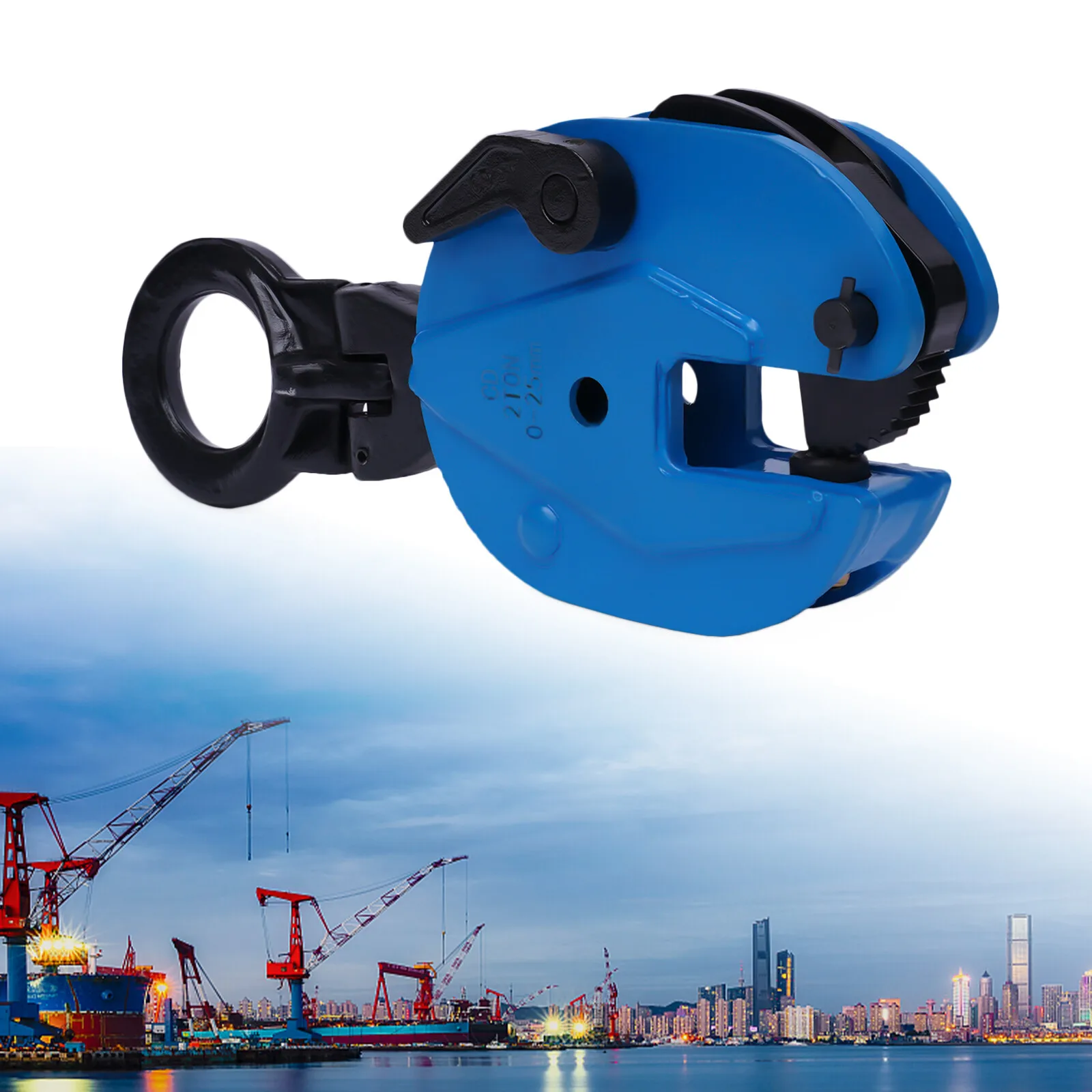 Stahlplatten-Hebeklemme aus Legierungsstahl mit Federverriegelungsmechanismus, 4409 lbs Tragfähigkeit, Verstellbare Kiefer für Industrielle Anwendungen – Detail 10