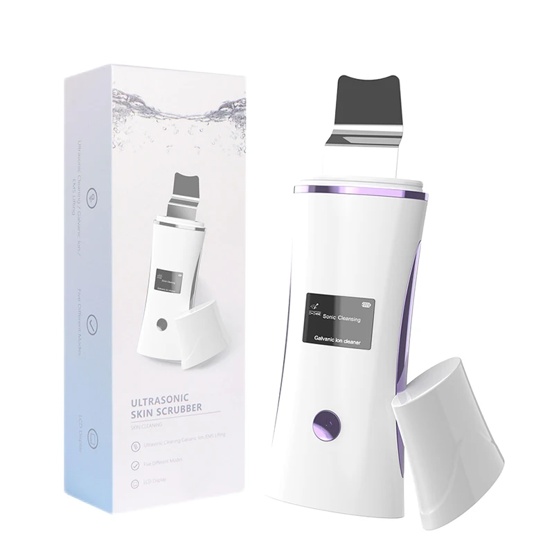 

Beauty Electric Ultrasonic Facial Skin Care Peeling Spatula Portable Sonic Skin Scrubber Machine