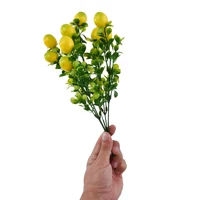 14 Inch Artificial Lemon Home Garden Fake Fruits Decoration Lifelike Plant Fake Tree Branches Table Ornament Photography Props 4