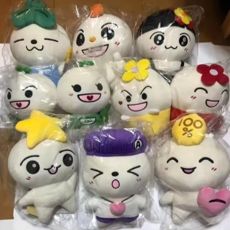 25cm Kpop ATEEZ Teez-mon Plush Toys SeongHwa HongJoong WooYoung YunHo Soft Stuffed Pillow Home Decoration Dolls Gifts