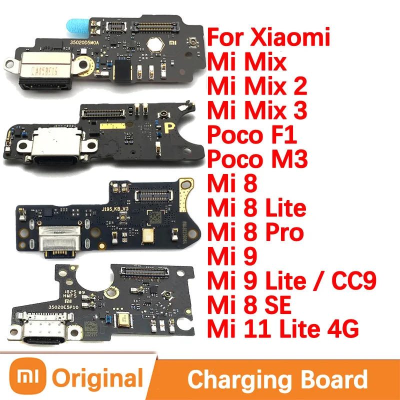 Фото Оригинальная USB зарядная док-станция для Xiaomi Mix 3 5G 2, быстрое зарядное устройство, порт для подключения платы Poco M3 Mi 8 Pro 9 SE Lite pocophone F1 №1