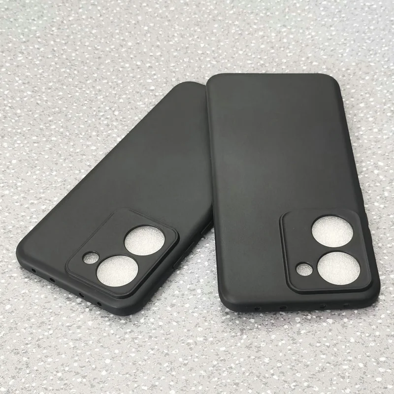 Matte Black Slim TPU Soft Silicone Case