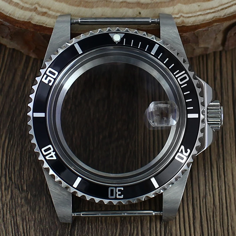 38MM NH35 Vintage Taucher Uhr Fall Zubehör band Saphirglas Für Retro Submariner Seiko NH35 NH36/34 Bewegung Reparatur teile – Detail 7