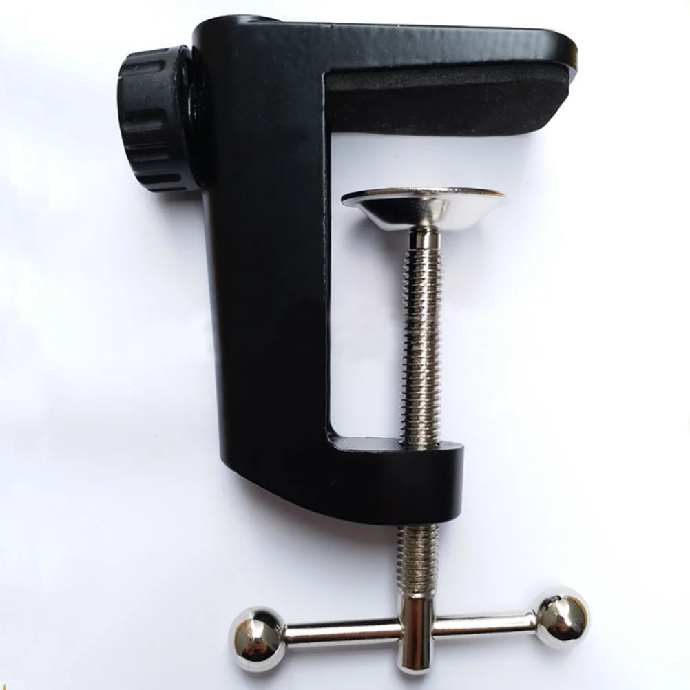 Shape Desk Table Mount Clamp Microphone Stand Scissor Arm Bracket Desktop Lamp Holder