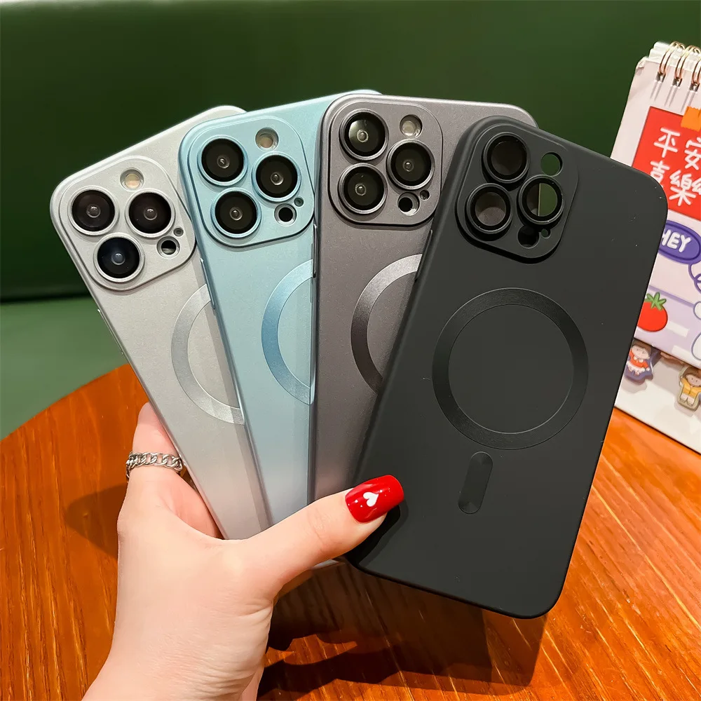 Новый высококачественный роскошный чехол Magsafe для iPhone 14 15 Pro Max