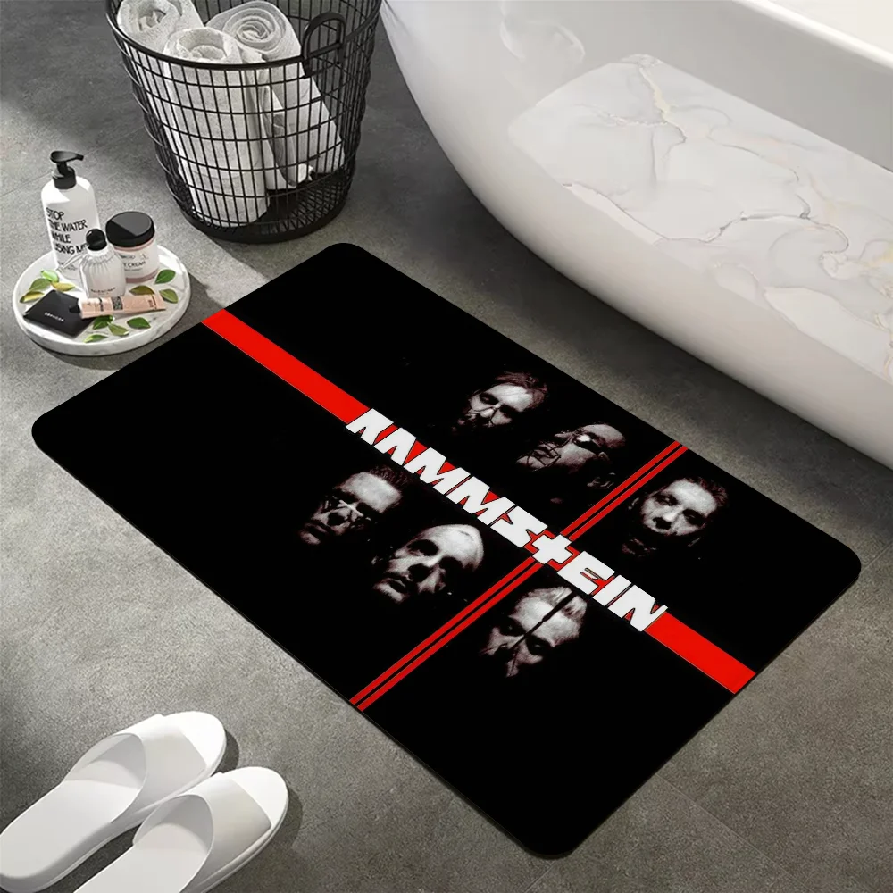 Rammstein Room Mats Cheaper Anti-slip Modern Living Room Balcony Printed Welcome Rug 3