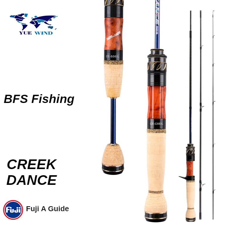Yuewind Creek Dance Trout Rod Bfs Fishing Casting Ul Spinning Fuji