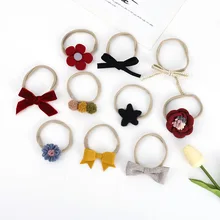 

10Pcs Set European And US Simple Children Hair Accessories Flower Bowknot Crown Headband Girls Gift Suit Kids Headdress