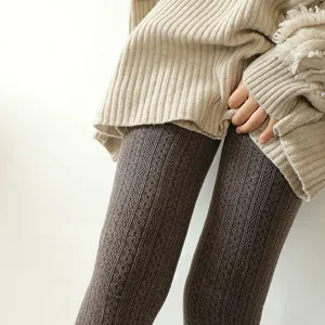 Women's Knitting Twist Bottoming Socks Pantyhose Autumn And Winter h Thickened Thermal Sleep Shorts for Women Pack Cotton