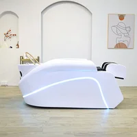 XinSheng Table de Massage lit de Massage lits de shampoing Salon de beauté meubles électriques canapé-lit Salon de coiffure équipement de lavage des cheveux 4