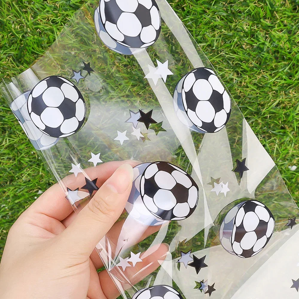25PCS Soccer Party Treat Candy Bags Football Sport Theme