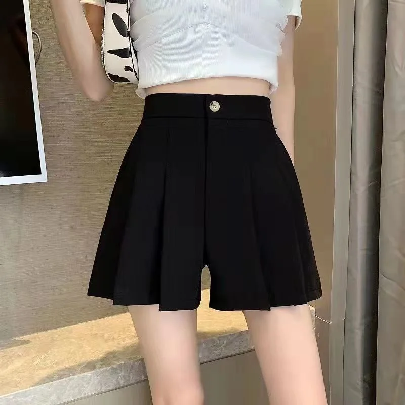 Baggy Womens Shorts Pink Loose Work Office Short Pants for Women To Wear Normal Casual Outdoor Outfits Classic Youthful Design