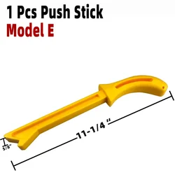 Woodworking Safety Kit: Push Block and Stick Set for Routers, Jointers, and Table Saws (Yellow C)
