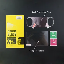 Premium Tempered Glass Screen Protector, HD Clear, Anti - Scratch, Shatterproof, Bubble - Free Front and Back Film Guard (For PSV2000)