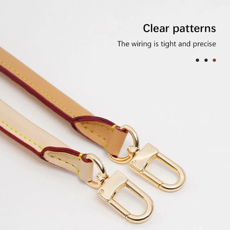 EverToner Leather Bag Strap for l-v Spedy soft 30 Shoulder Straps Long Bags Belts Replacement Decorative Chain bag Accessories