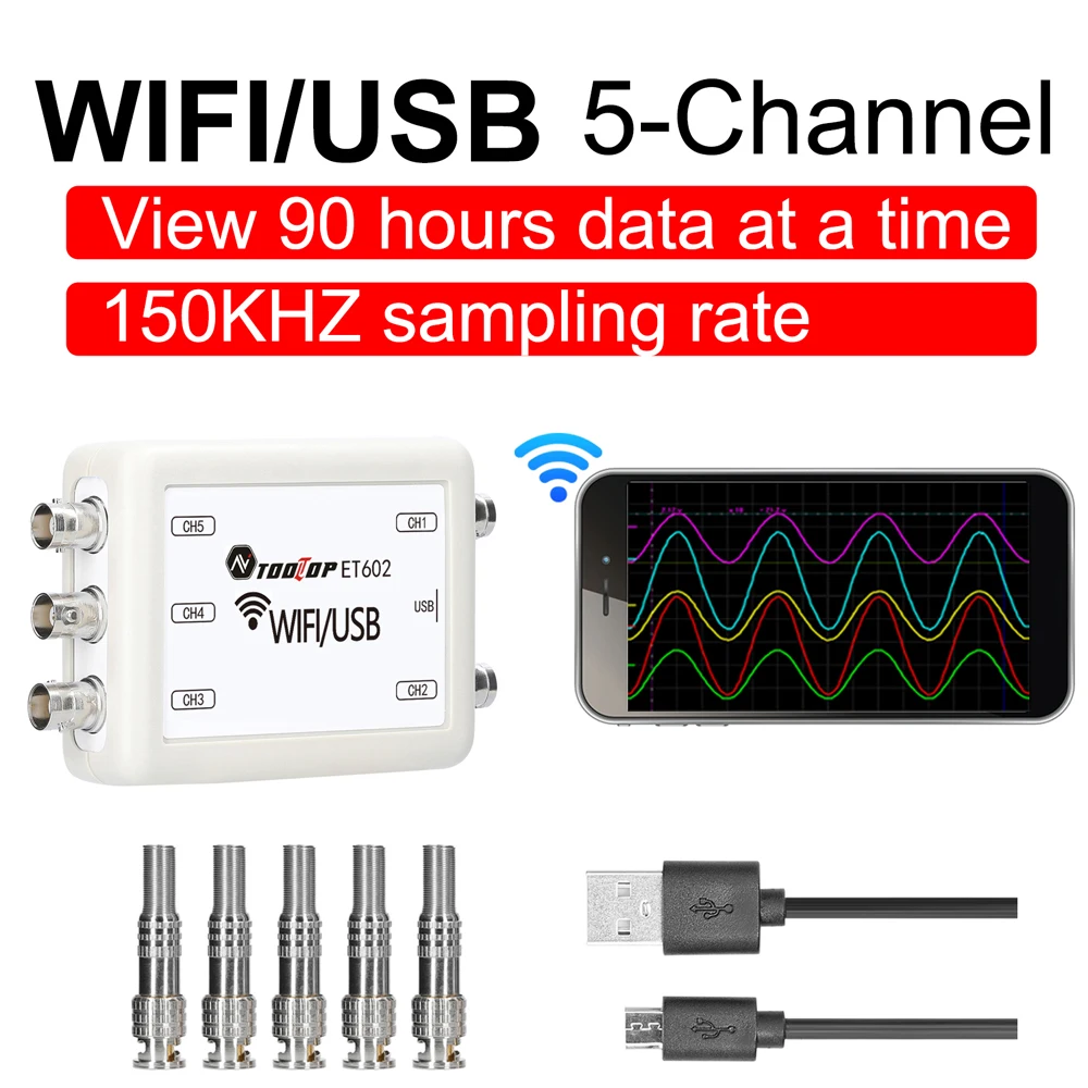 TOOLTOPVirtualOscilloscopeDigitalOscilloscope5channelData