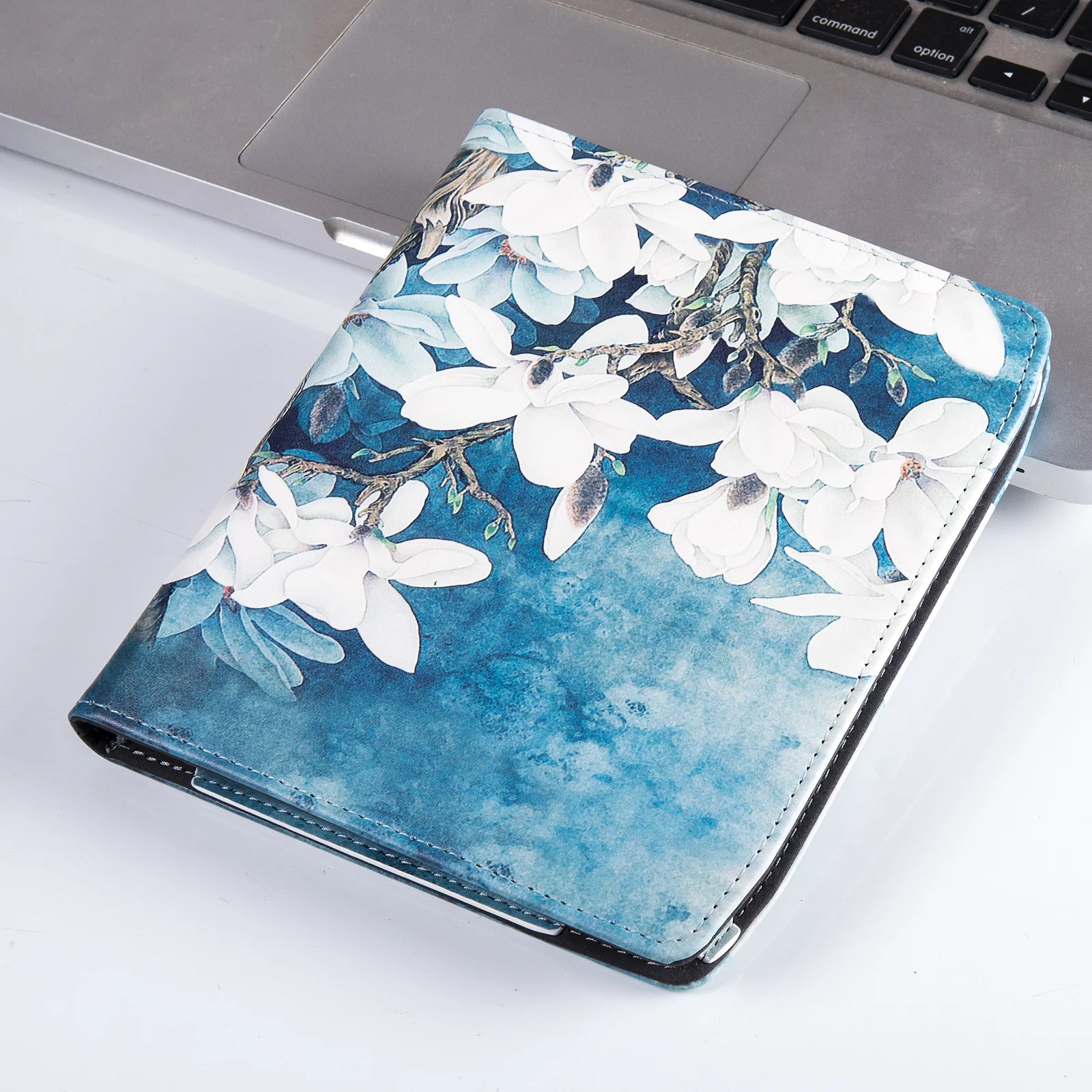 capa pocketbook era modelo capa protetora de couro pu com suporte de mão despertador automático para dormir