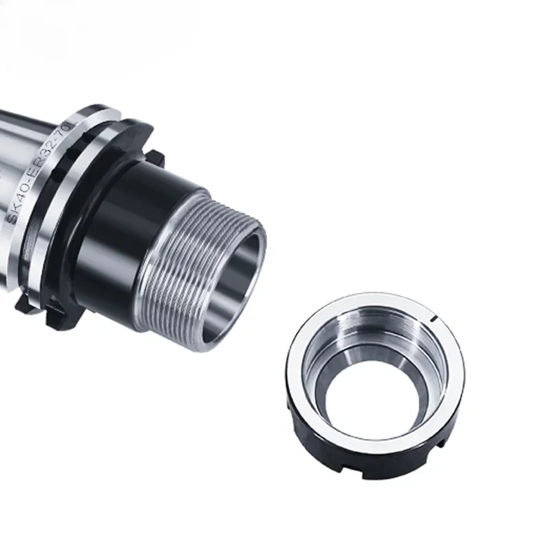 SK40 Tool Holder ER Nut ER16 ER20 ER25 ER32 ER40 Tool Holder 70L 100L 150L for CNC Milling Machine Hardened Black Color