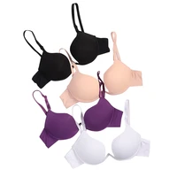 Women Low Cut Push Up Bra Sexy Backless Underwear Deep V Cross Back Bras Female Breathable Intimates Seamless Convertible Bra