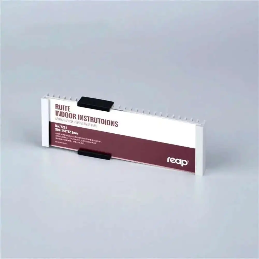 149*52.5mm Acrylic Reused Card Cover Sign Frame Door Wall Amount Sign Display Case Room Wall Signage Label Holder Indicator