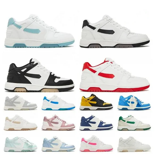 

2023 NEW Out Of Office Women Men Casual Shoes Platform Board Shoe white Low arrows Lace-up Low top Mint green OF Chunky Sneaker