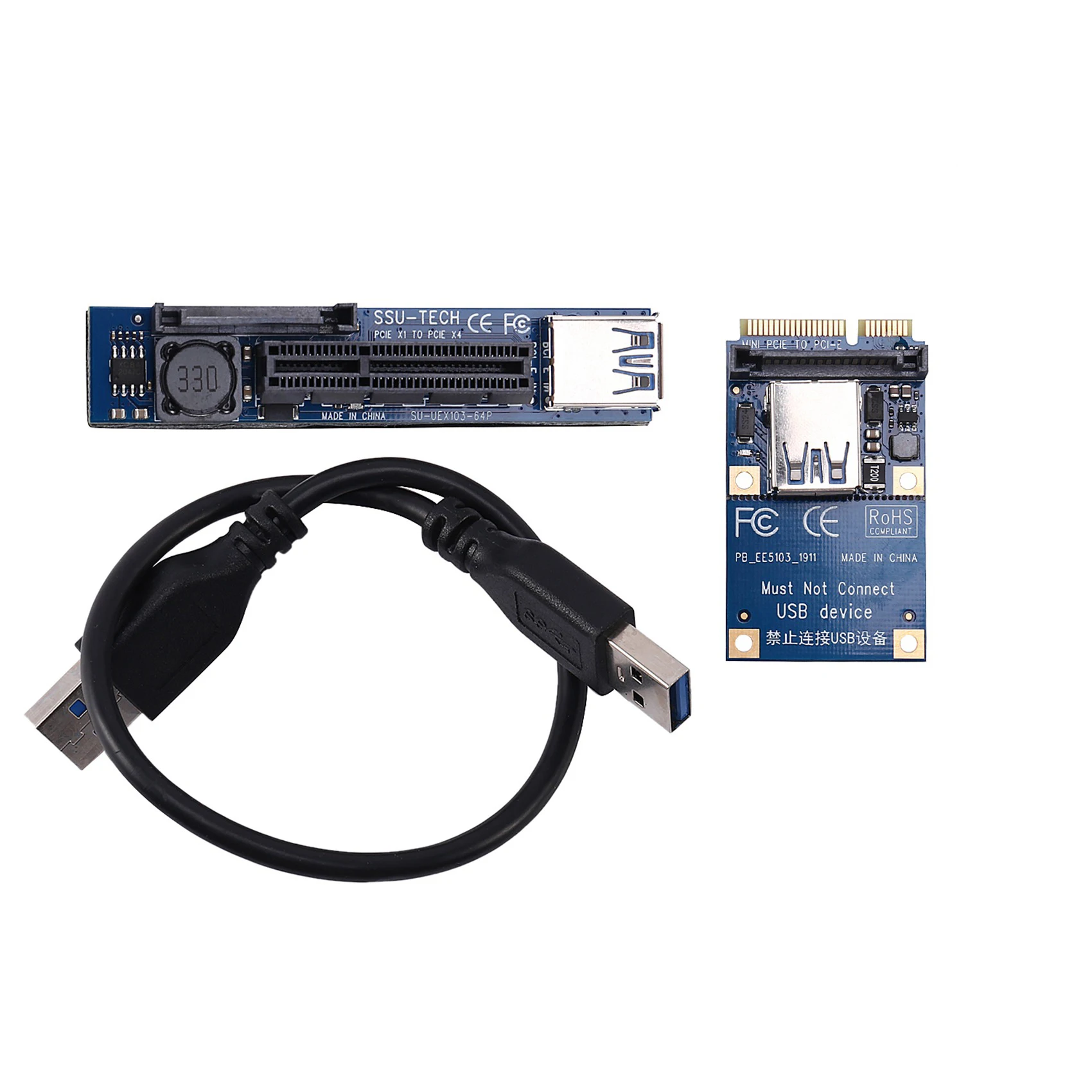 

Мини PCIE к PCIE X4 удлинитель адаптер переходник карта ПК графическая карта коннектор 30 см USB кабель PCIE удлинитель Райзер карта