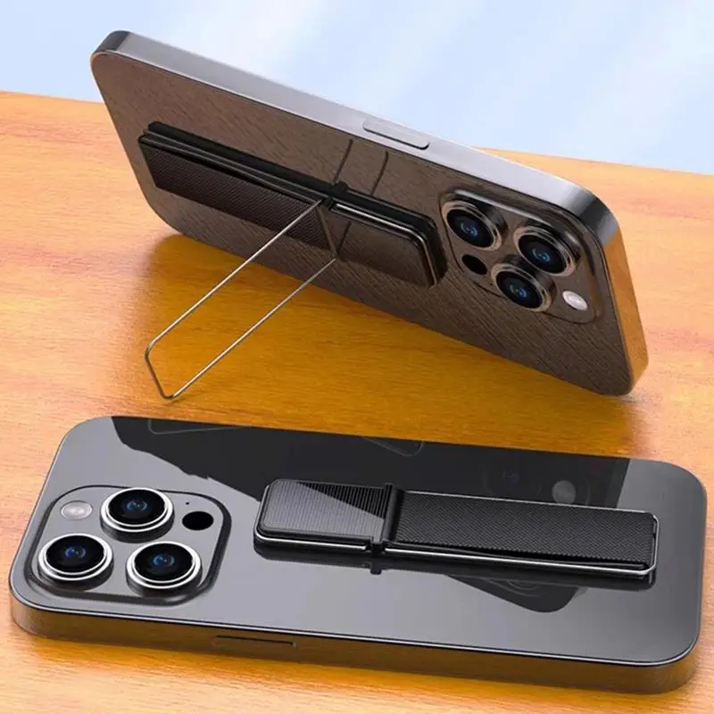 Phone Strap Telescopic Phone Kickstand Cell Phone Grip Telescopic Phone Finger Strap Stand Universal Finger Kickstand For Most