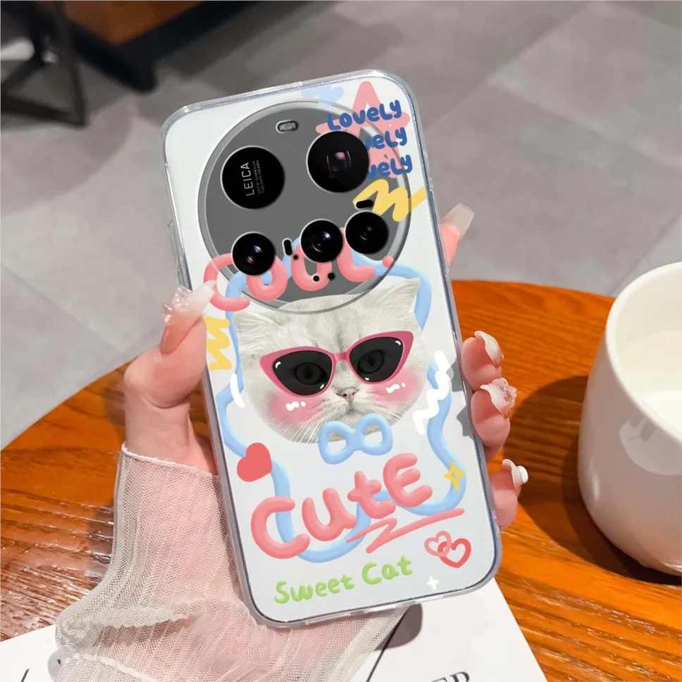 Floral Clear Silicone Anti-Drop Protective Smartphone Case